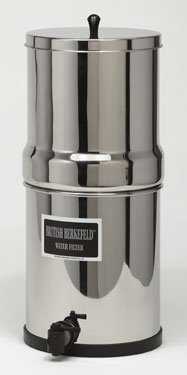 Beautiful, stainless steel water filter